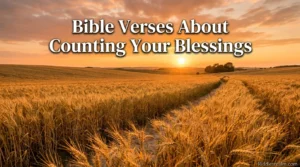 Bible Verses About Counting Your Blessings