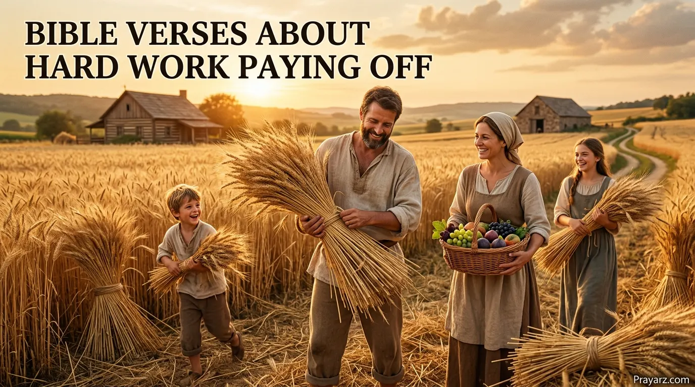 Bible Verses About Hard Work Paying Off