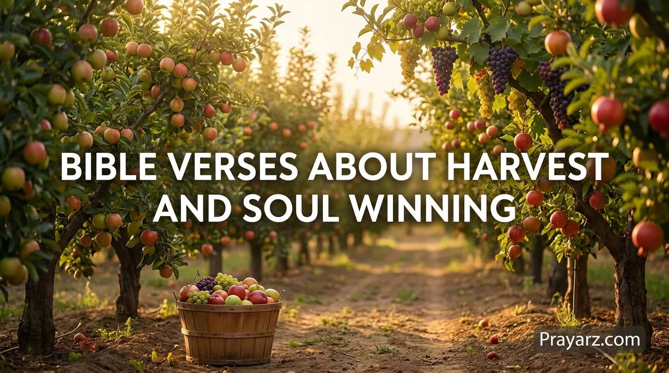 Bible Verses About Harvest and Soul Winning