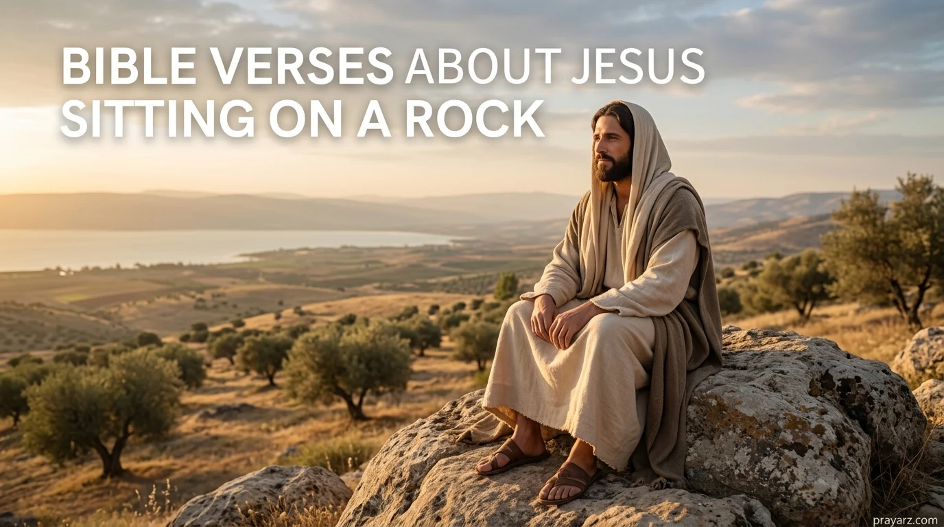 Bible Verses About Jesus Sitting on a Rock