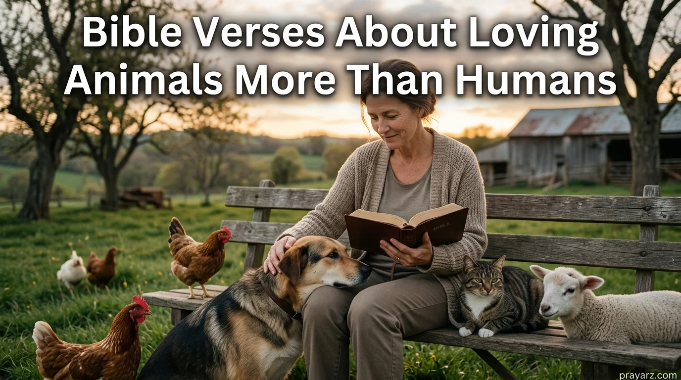 Bible Verses About Loving Animals More Than Humans