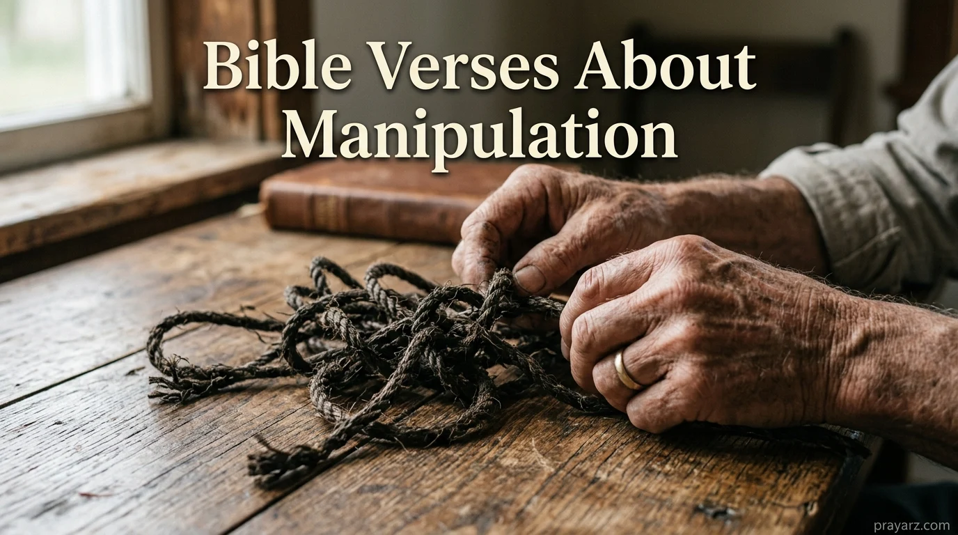 Bible Verses About Manipulation