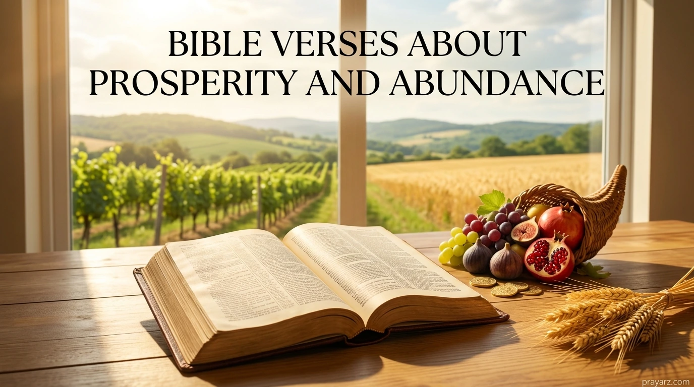 Bible Verses About Prosperity and Abundance