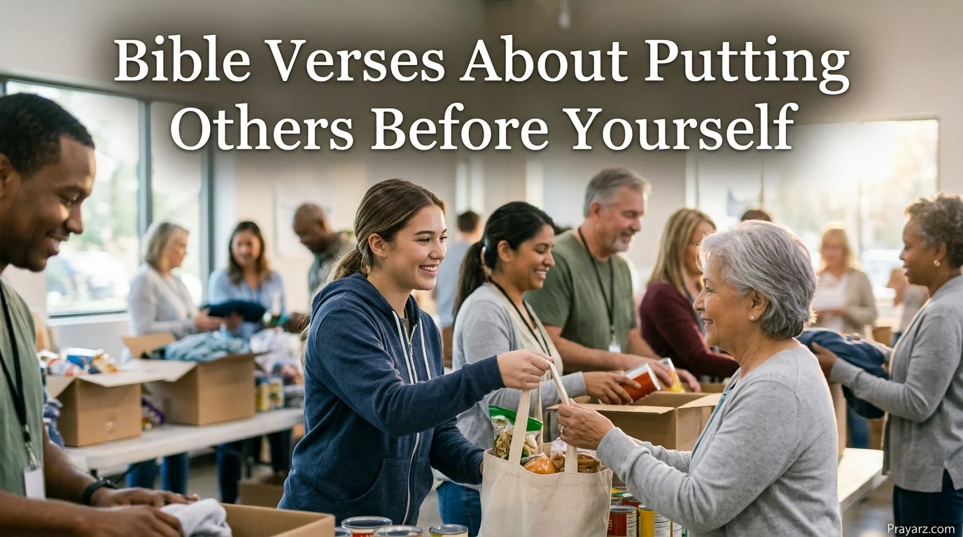 Bible Verses About Putting Others Before Yourself