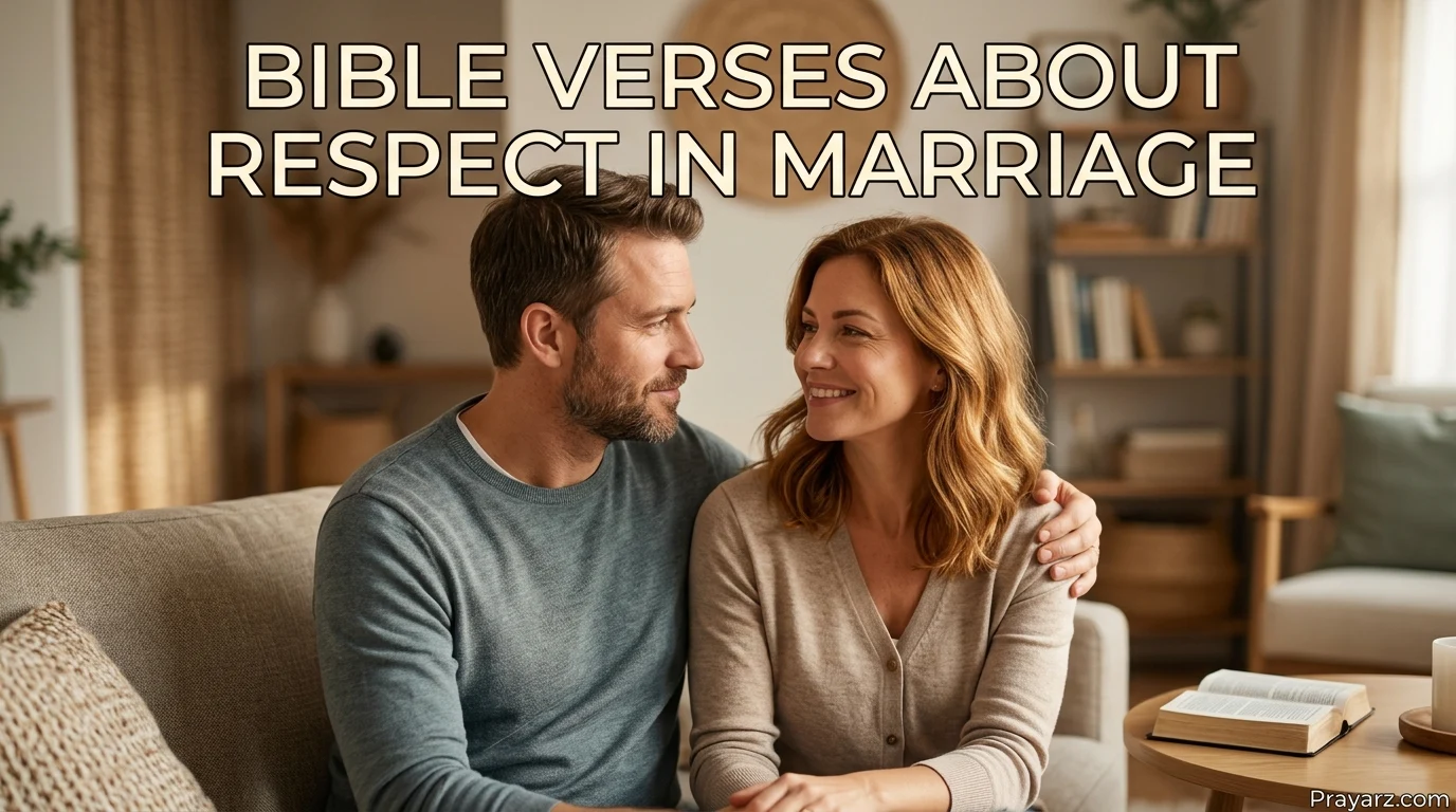 Bible Verses About Respect in Marriage