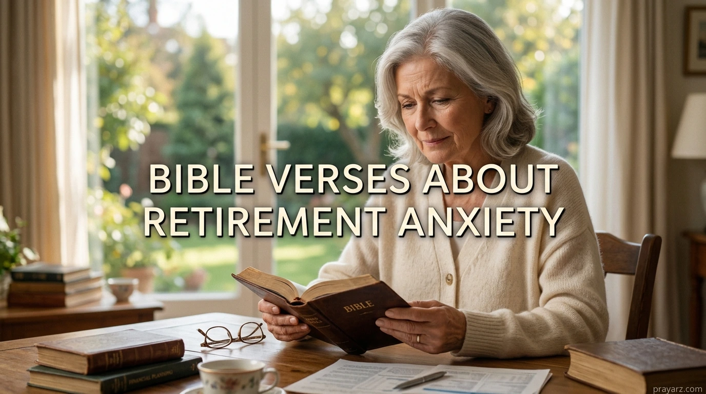 Bible Verses About Retirement Anxiety
