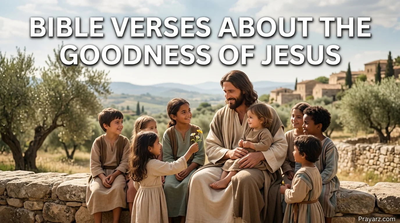 Bible Verses About the Goodness of Jesus