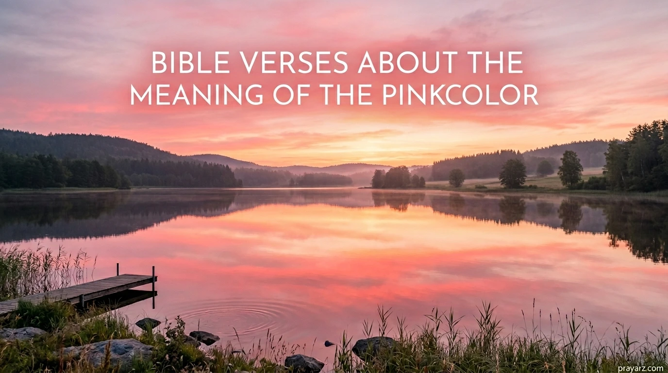 Bible Verses About the Meaning of the Pink Color