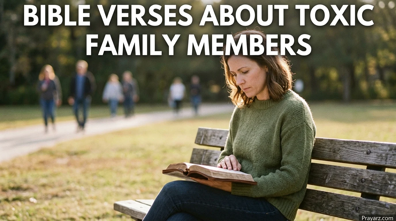 Bible Verses About Toxic Family Members