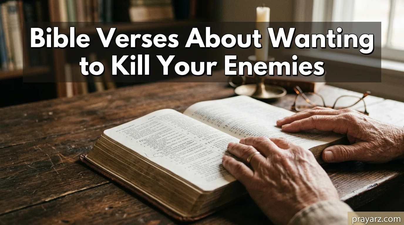 Bible Verses About Wanting to Kill Your Enemies