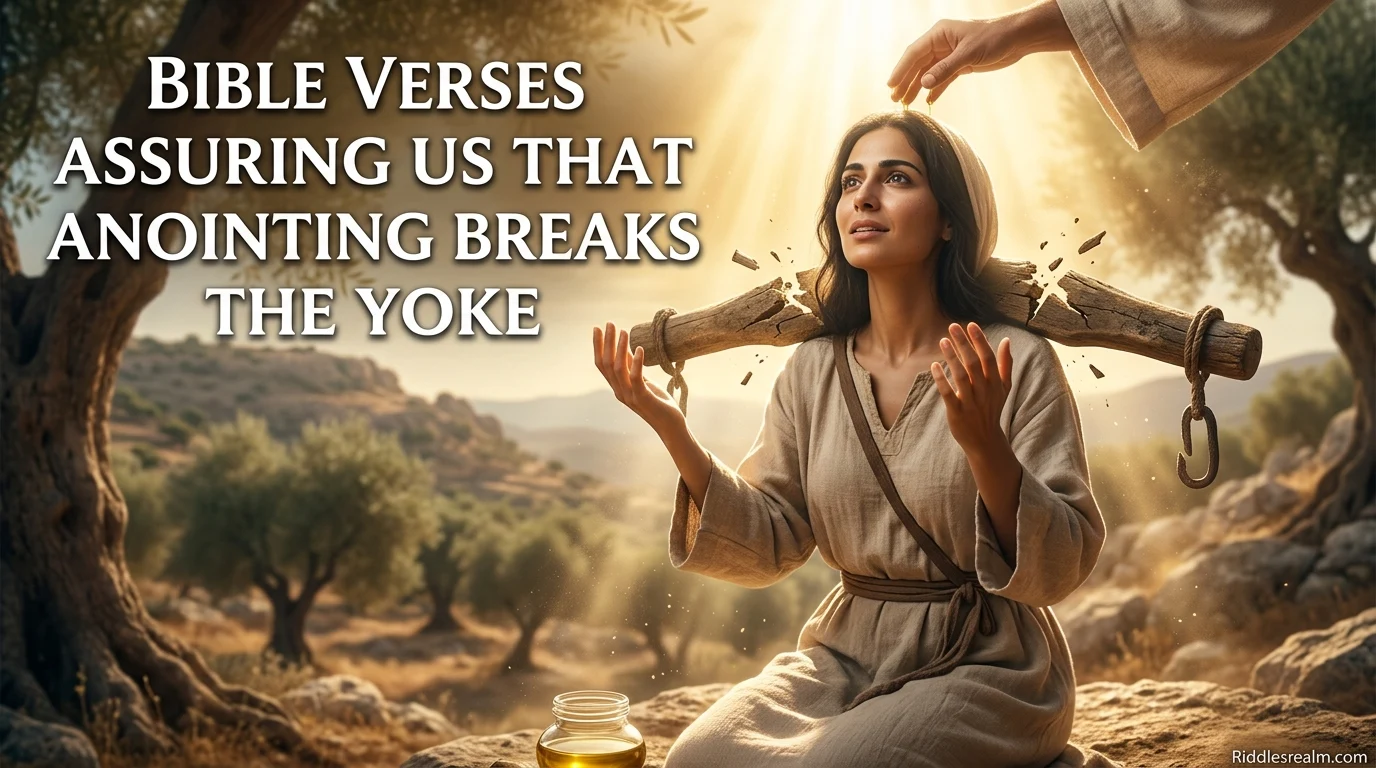 Bible Verses Assuring Us That Anointing Breaks the Yoke