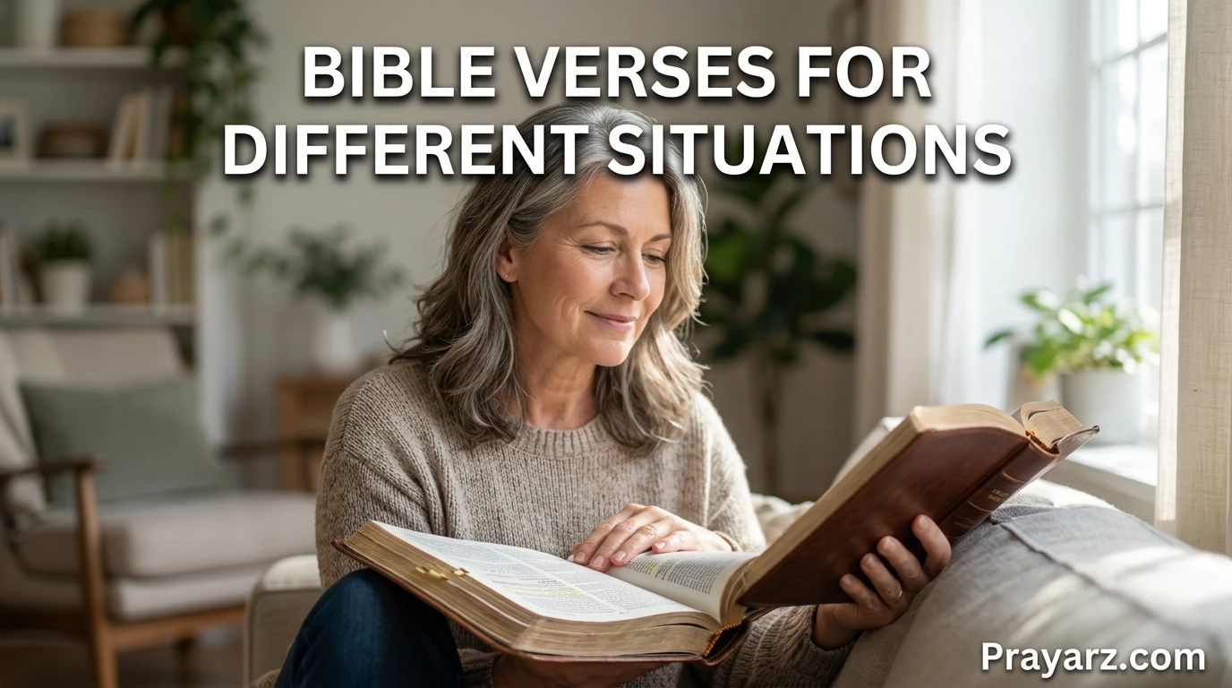 Bible Verses for Different Situations
