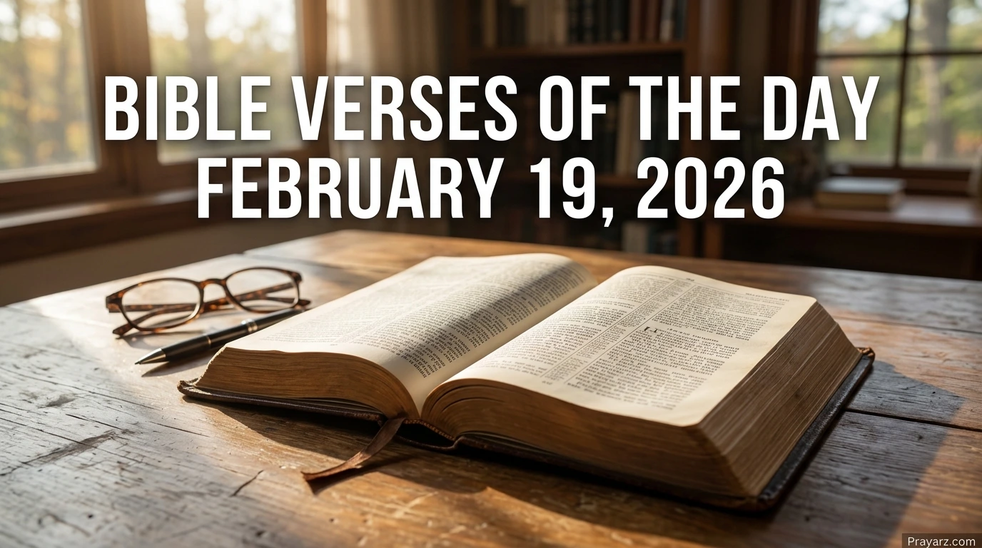 Bible Verses of the Day February 19 2026