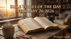 Bible Verses of the Day February 26 2026