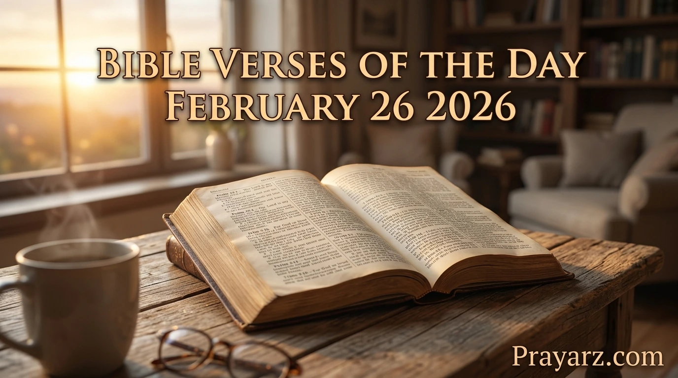 Bible Verses of the Day February 26 2026