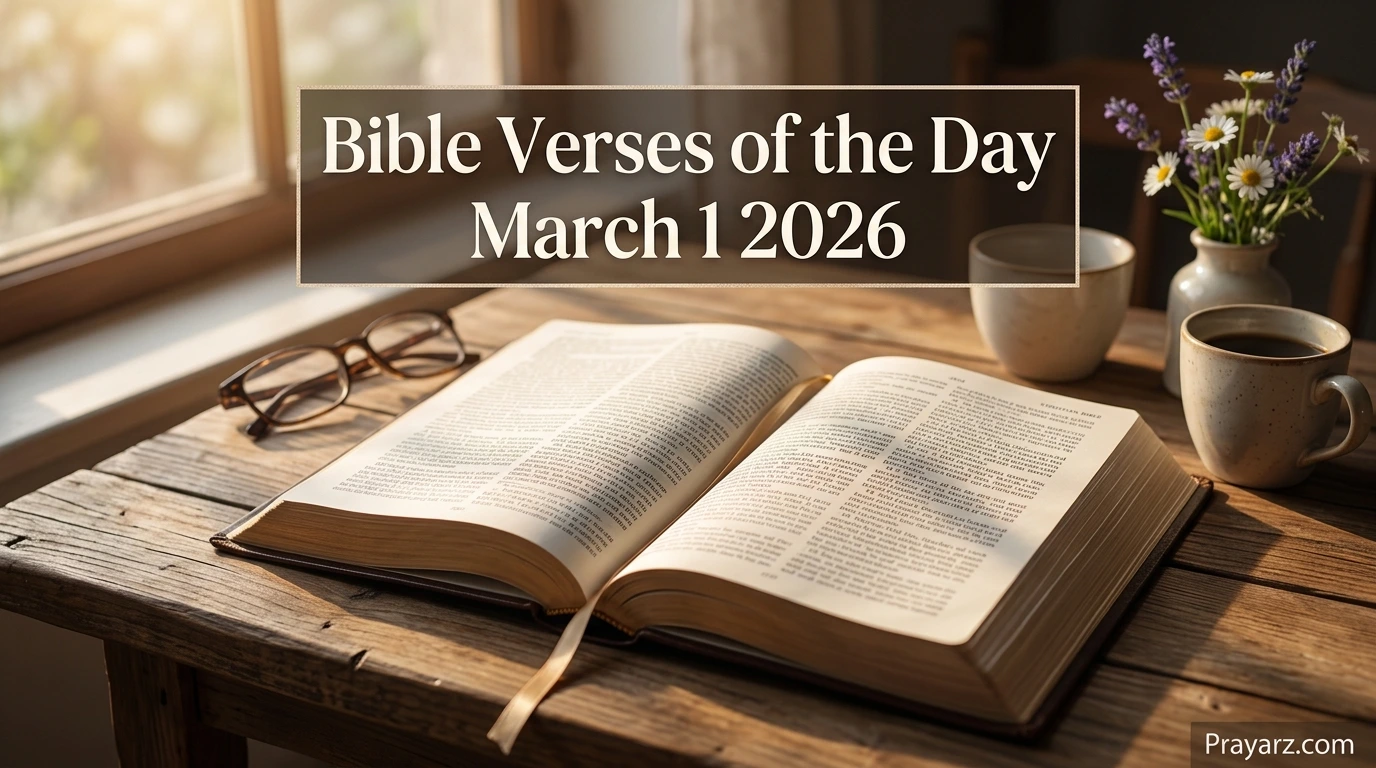 Bible Verses of the Day March 1 2026
