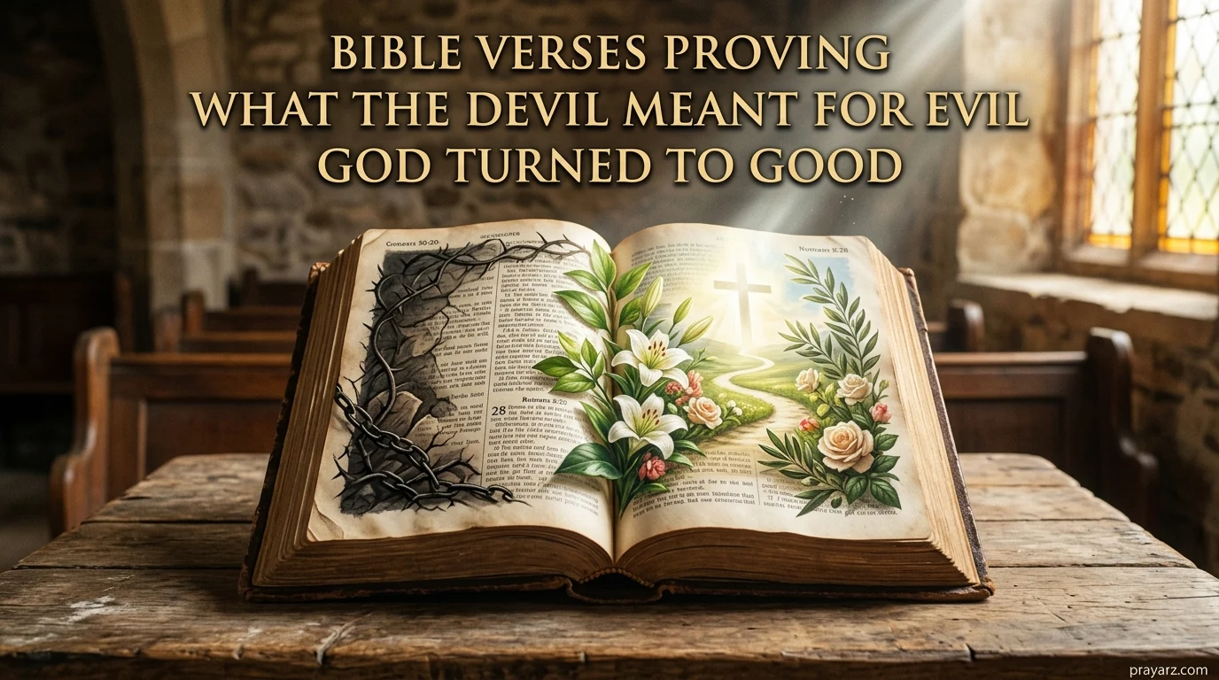 Bible Verses Proving What the Devil Meant for Evil God Turned to Good