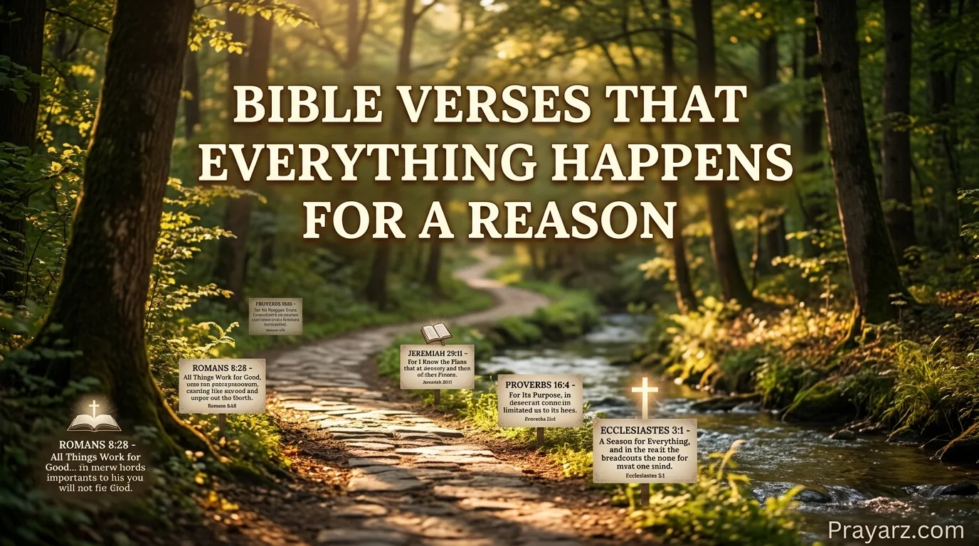Bible Verses That Everything Happens for a Reason