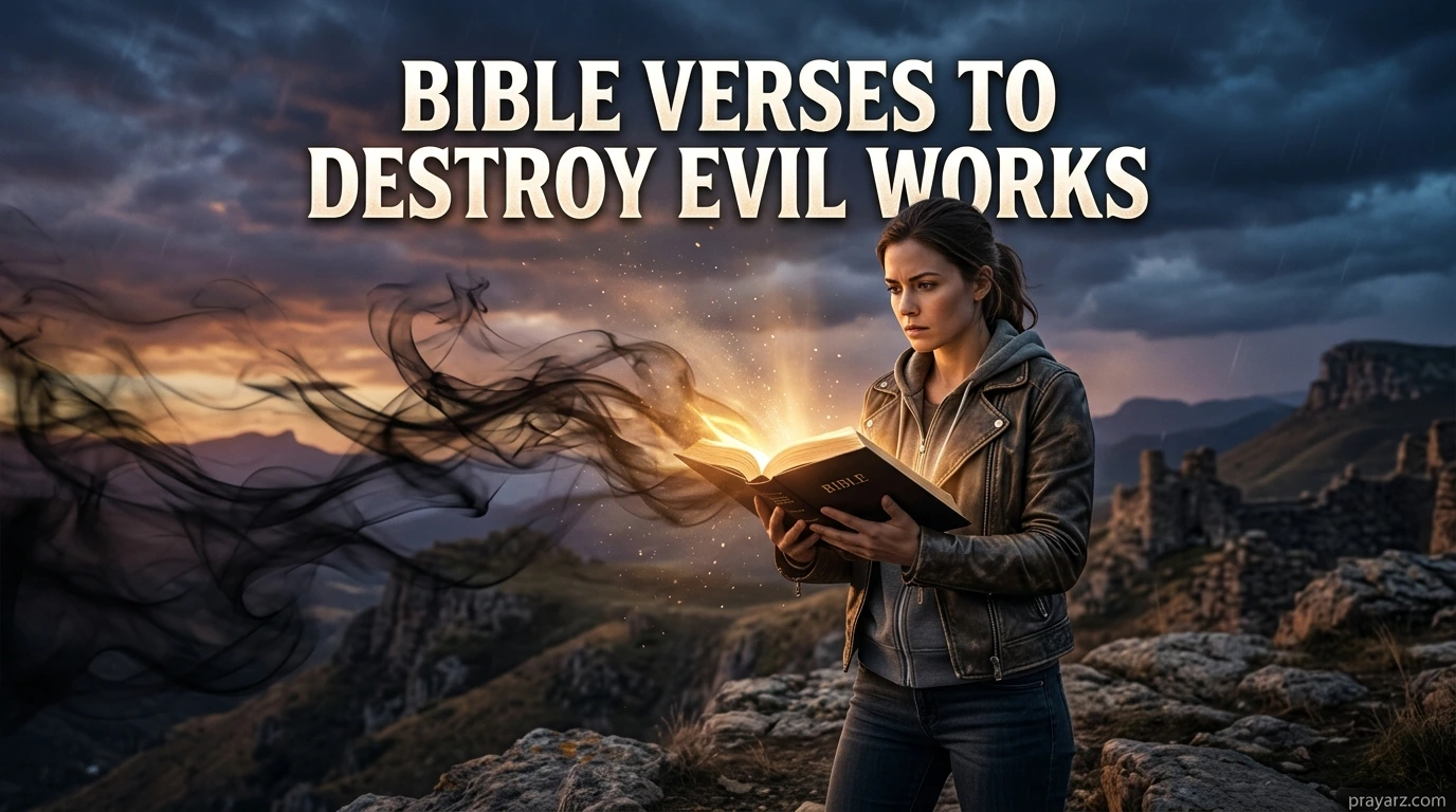 Bible Verses to Destroy Evil Works