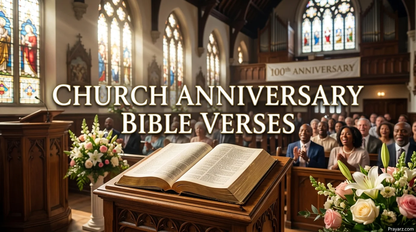 Church Anniversary Bible Verses