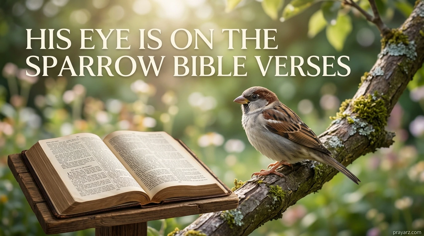 His Eye Is on the Sparrow Bible Verses