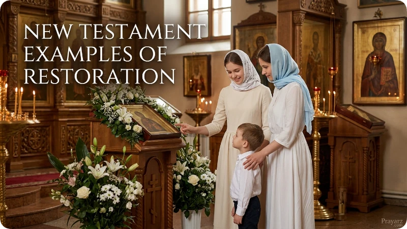 New Testament Examples of Restoration