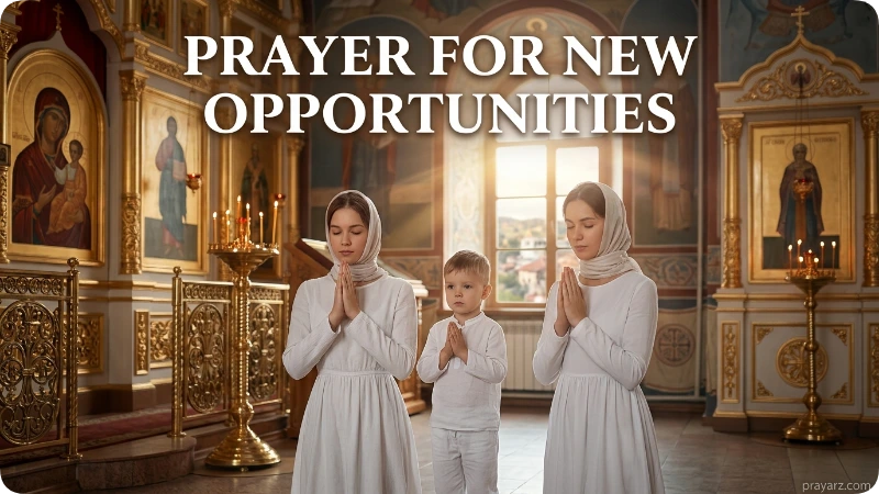 Prayer for New Opportunities