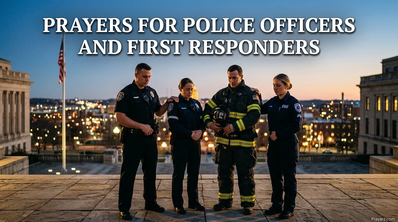 Prayers for Police Officers and First Responders