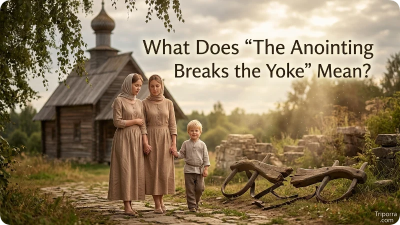 What Does “The Anointing Breaks the Yoke” Mean?