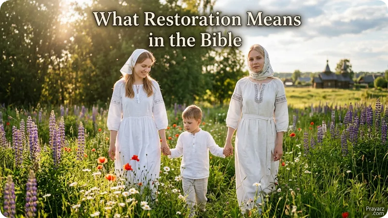 What Restoration Means in the Bible