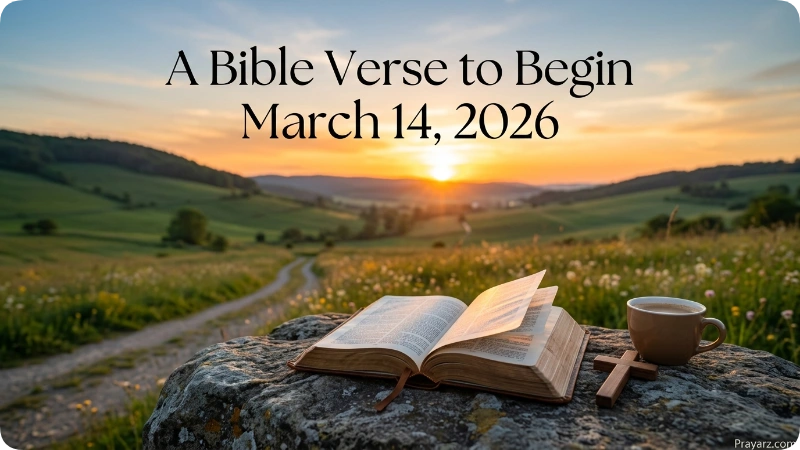 A Bible Verse to Begin March 14, 2026