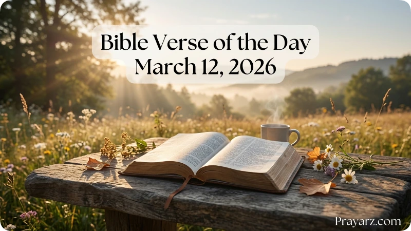 Bible Verse of the Day March 12, 2026
