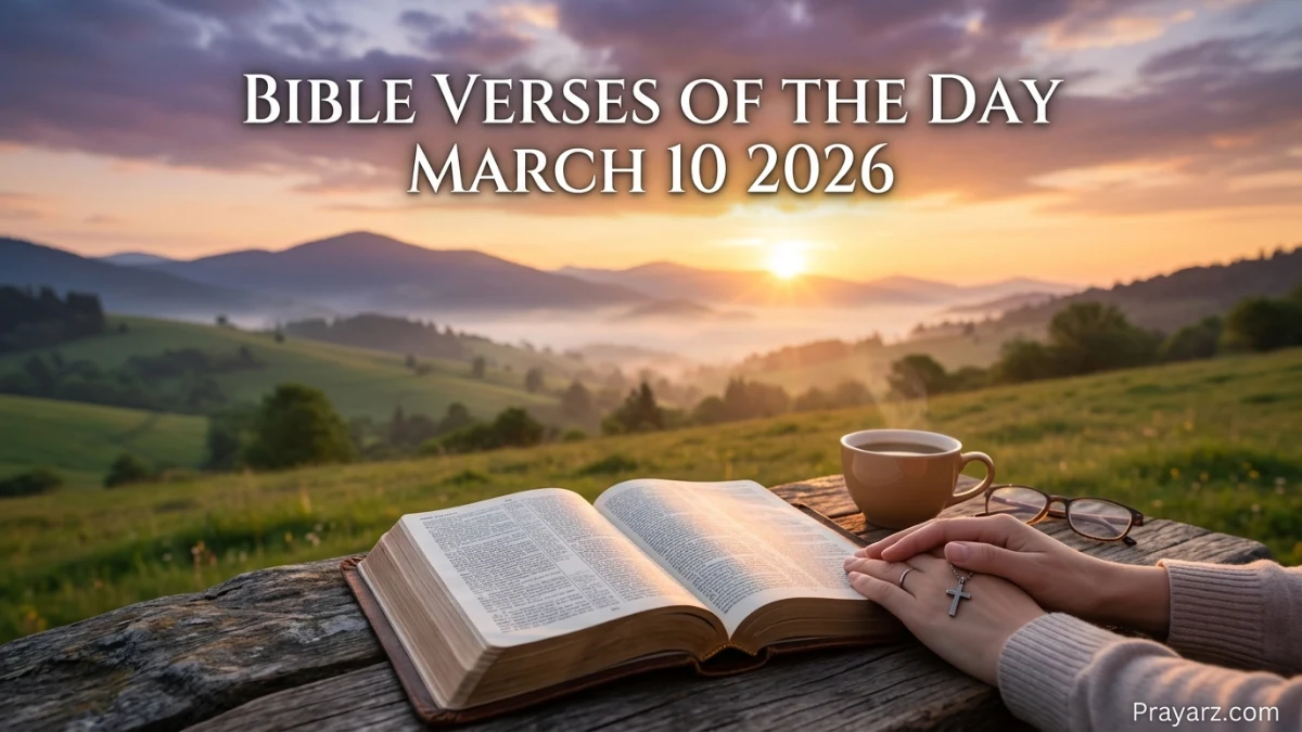 Bible Verses of the Day March 10 2026