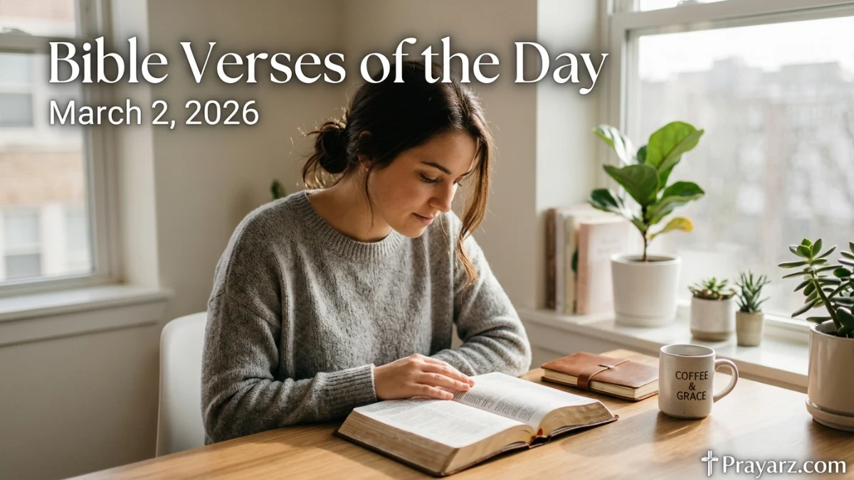 Bible Verses of the Day March 2, 2026