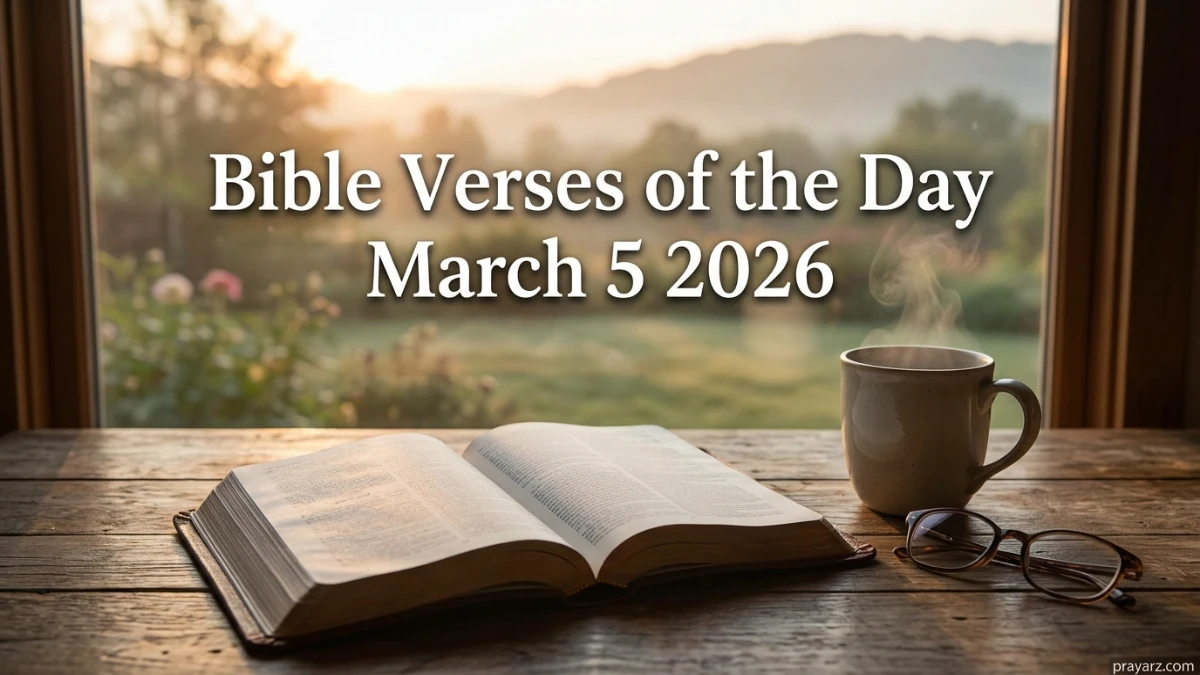 Bible Verses of the Day March 5 2026