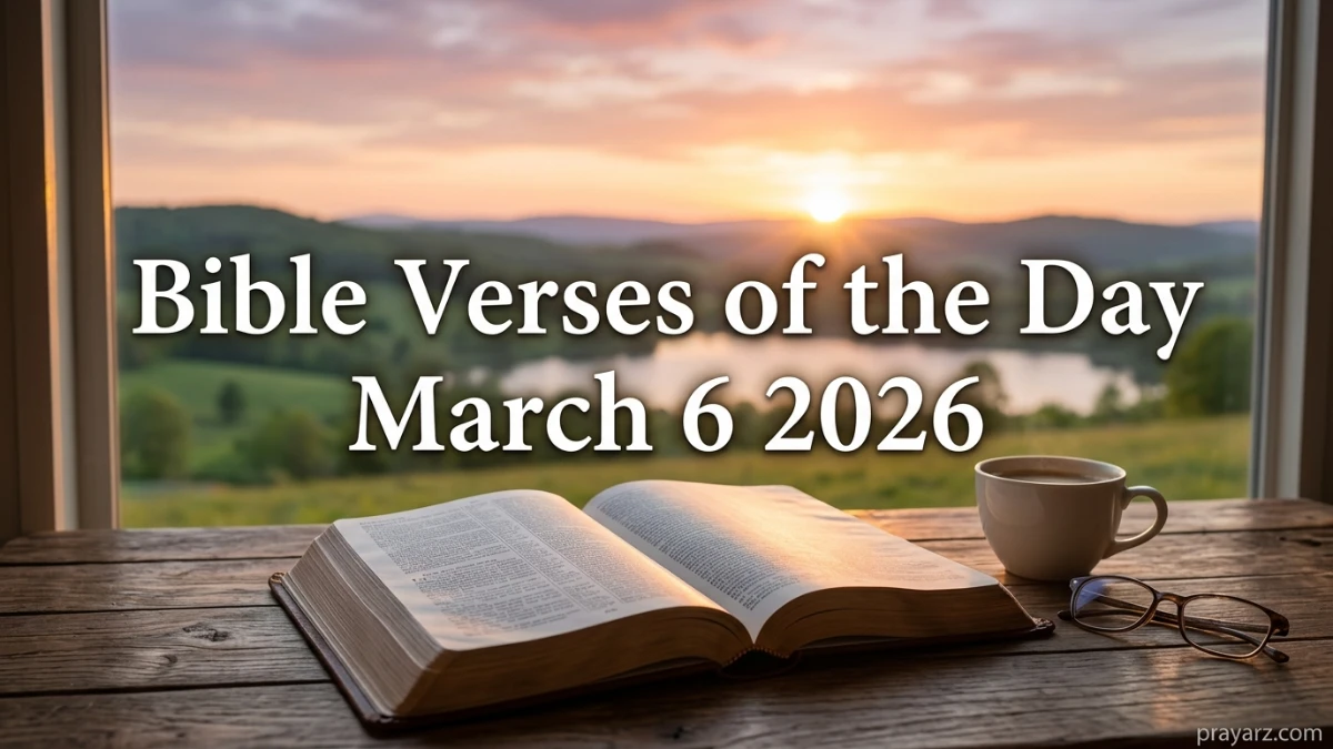 Bible Verses of the Day March 6 2026