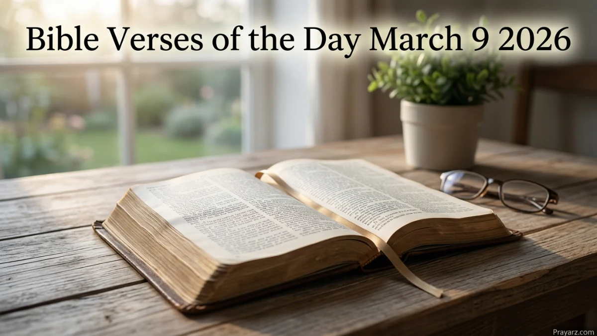 Bible Verses of the Day March 9 2026
