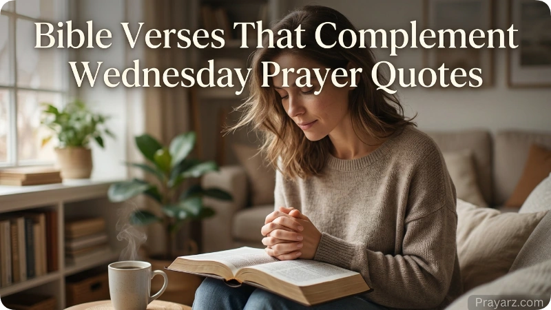 Bible Verses That Complement Wednesday Prayer Quotes