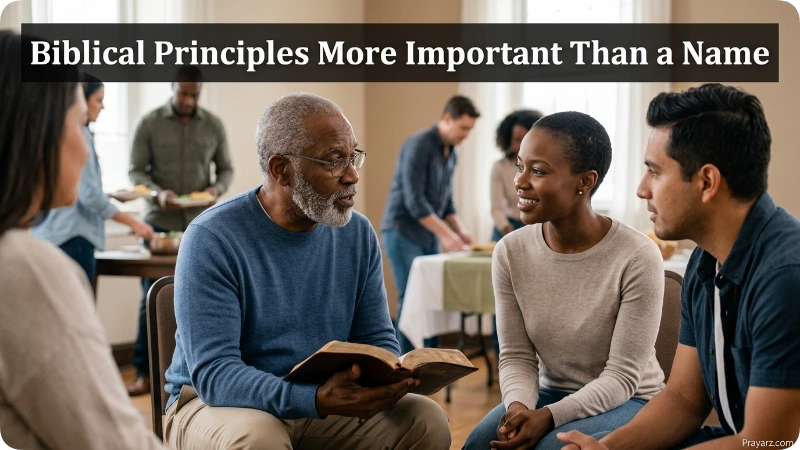Biblical Principles More Important Than a Name