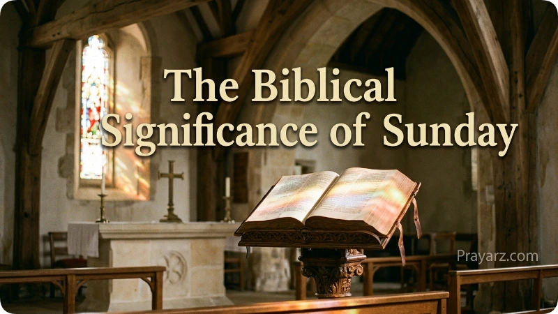 The Biblical Significance of Sunday