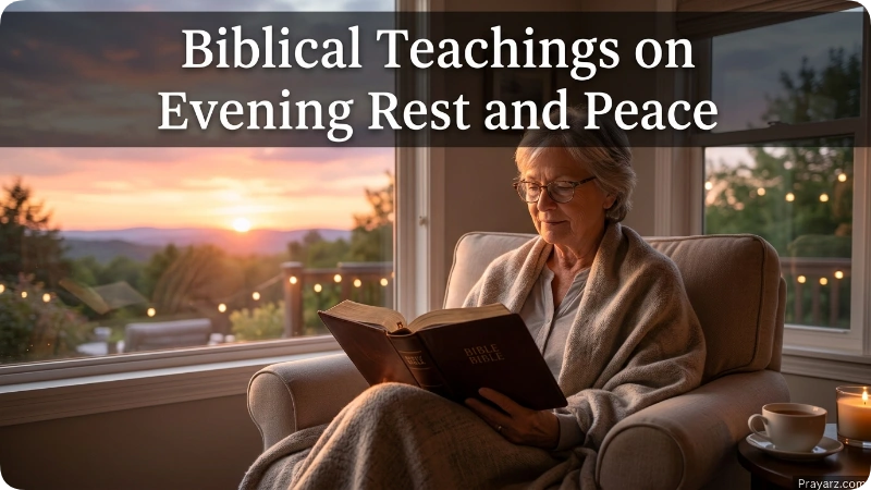 Biblical Teachings on Evening Rest and Peace