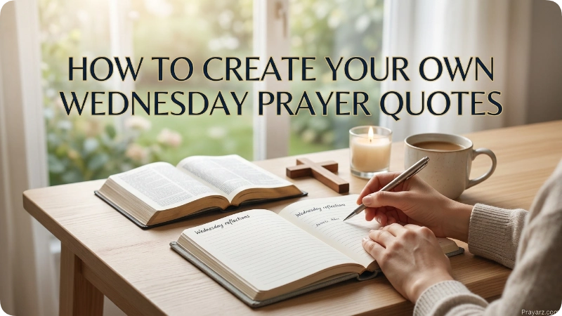 How to Create Your Own Wednesday Prayer Quotes