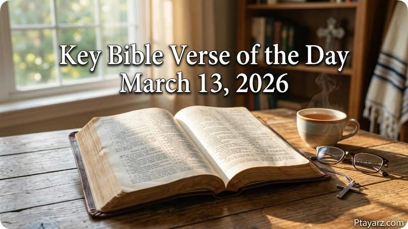 Key Bible Verse of the Day March 13, 2026