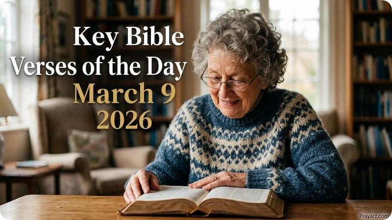 Key Bible Verses of the Day March 9 2026