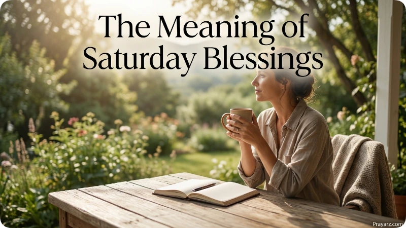 The Meaning of Saturday Blessings