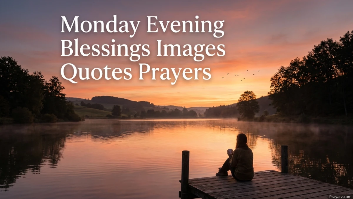 Monday Evening Blessings Images Quotes Prayers