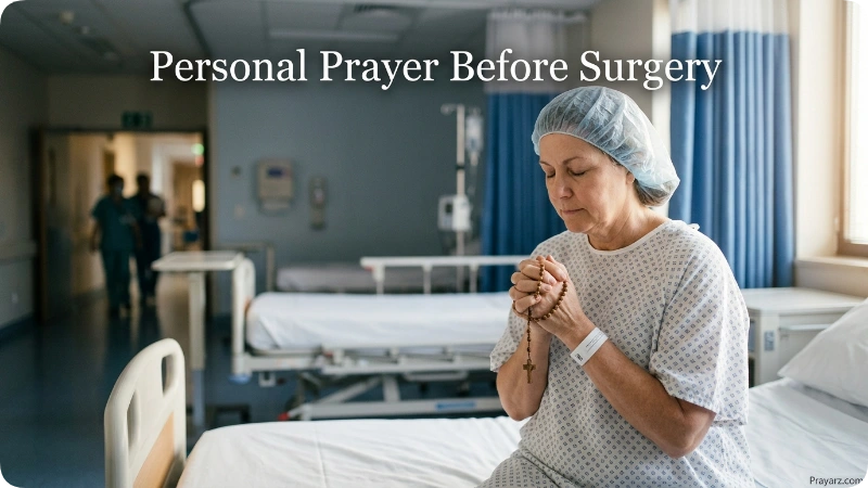 Personal Prayer Before Surgery