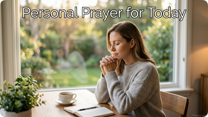 Personal Prayer for Today