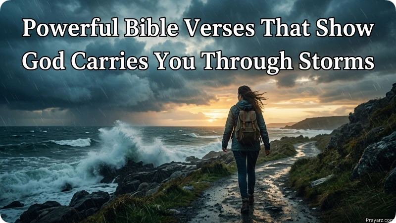 Powerful Bible Verses That Show God Carries You Through Storms