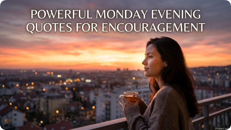 Powerful Monday Evening Quotes for Encouragement